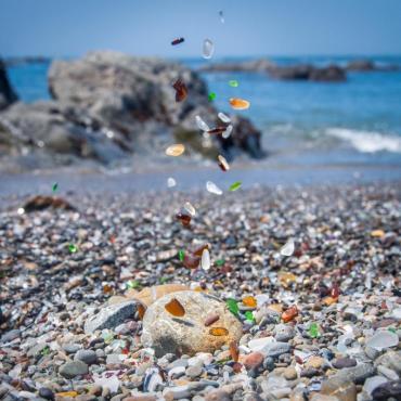 Glass Beach ที่เที่ยว Unseen ในแคลิฟอร์เนีย